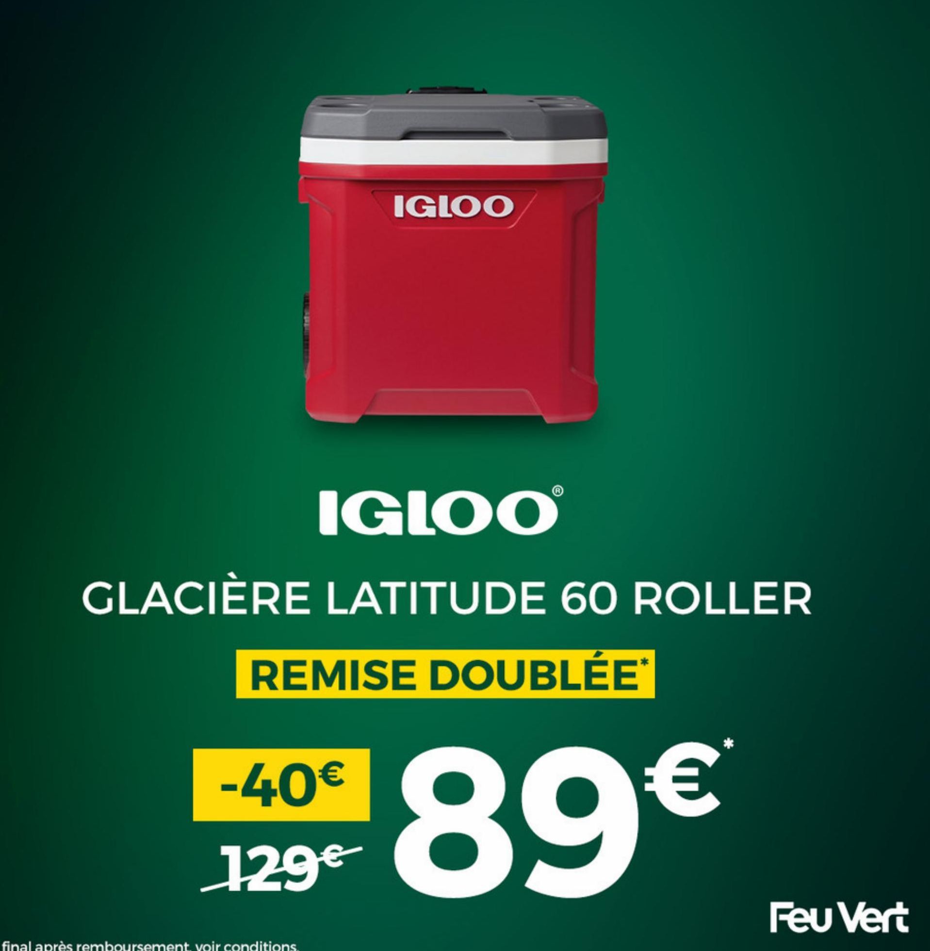 glacière latitude 60 roller IGLOO