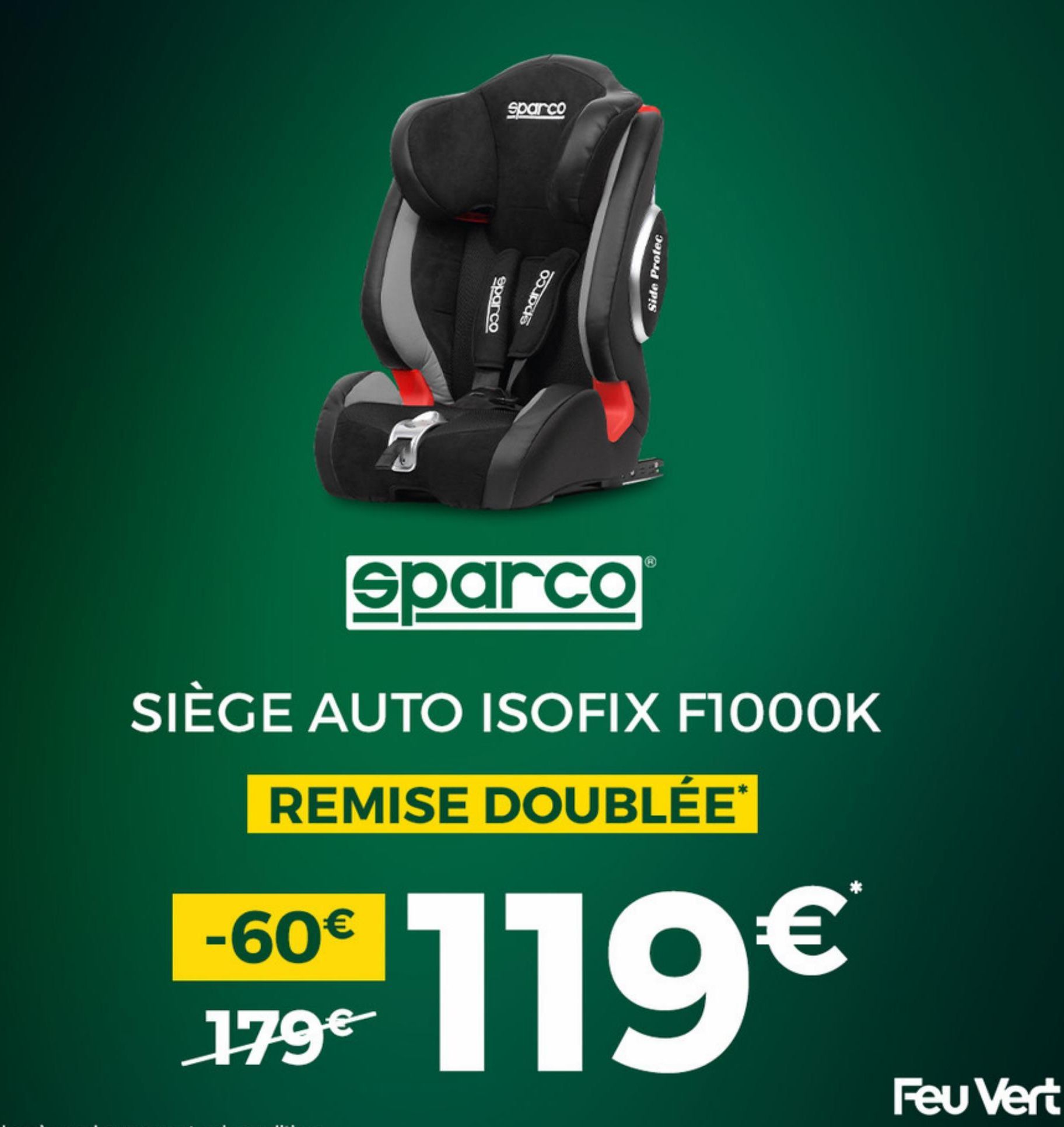 siège suto isofix f1000k SPARCO