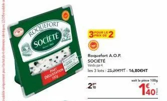 roquefort société