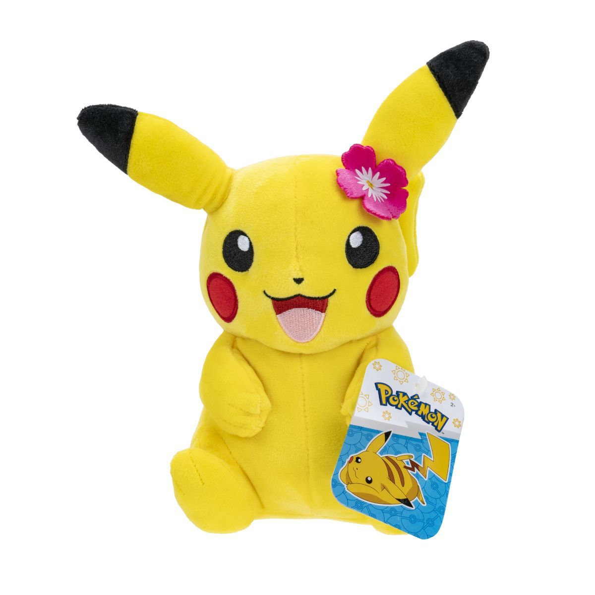 PELUCHE PIKACHU AVEC FLEUR