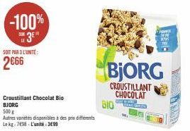 chocolat Bjorg