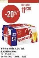 bière blonde Kronenbourg