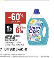 lessive liquide Super Croix