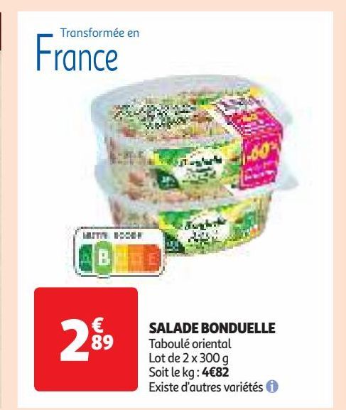 SALADE BONDUELLE