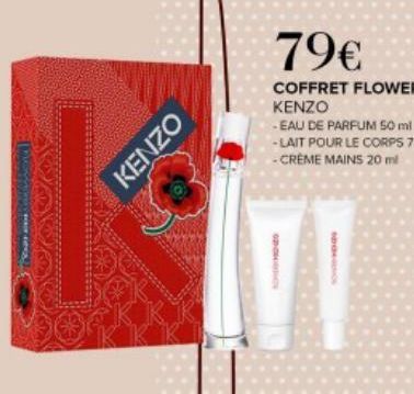 OZNEIXI  79€  COFFRET FLOWER KENZO  