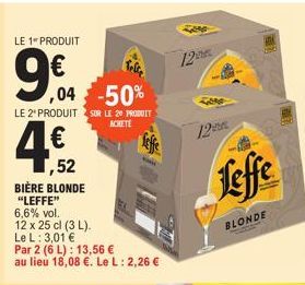 bière blonde Leffe