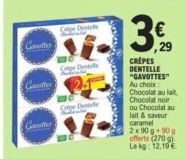 chocolat au lait gavottes