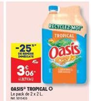 -25**  DE REMESE IMMEDIATE  3%  ELIT  RECYCLEZ MOP  TROPICAL  Oasis 