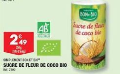 sucre Simplement Bon et Bio