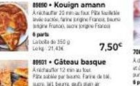 BSESO. Kouign amann Arc25f vecane organes Franco  6 part  La bola de 3500  Lokg 21,43€  7,50€ 