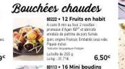 som  as por garconigma france e firda  laboa 2050 lak 31,716  bouchées chaudes  80222 + 12 fruits en habit  acmax 2  par  6,50€ 