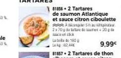 81856-2 tartares  de saumon atlantique et sauce citron ciboulette  sta  270g de 20 k 1600 