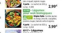 origine hale casares tounge, brocols, co  4 parts last 100 g lokg: 6,05€  povse, hardwar  2,99€  3,99€ 