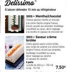 à laisser détendre 15 min au réfrigérateur  30935+ menthe/chocolat disles medec al cine the orig  creates chart cas, door appa  30915. saveur crème brulée  co aves de carác franc  kutiert  di pacaran 