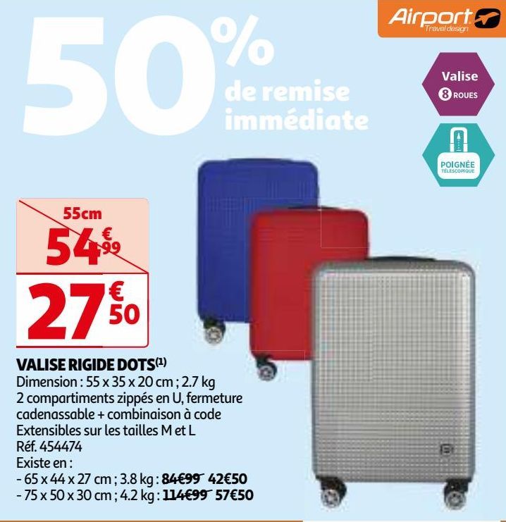 VALISE RIGIDE DOTS