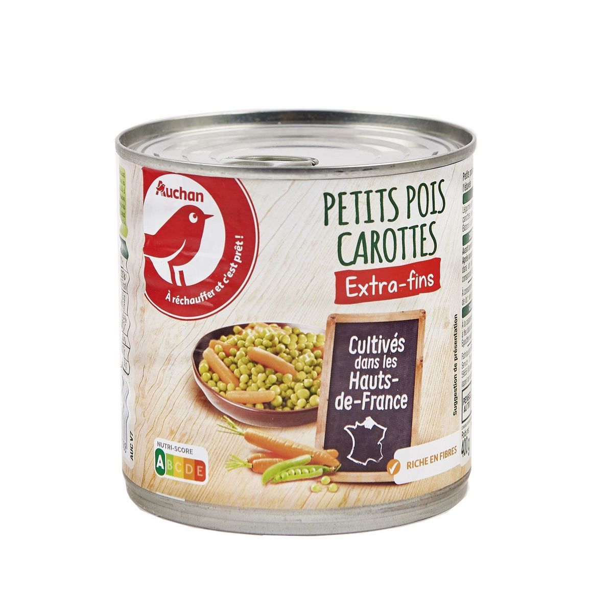 PETITS POIS CAROTTES AUCHAN