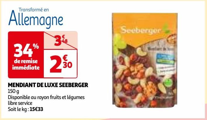  MENDIANT DE LUXE SEEBERGER