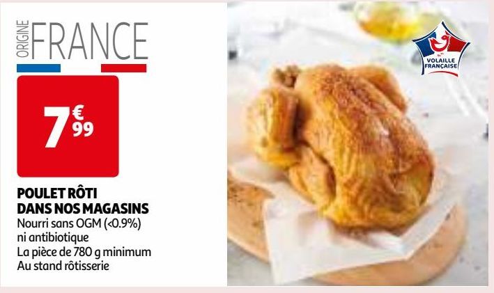 POULET RÔTI DANS NOS MAGASINS