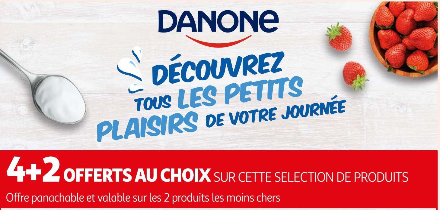 SELECTION DE PRODUITS DANONE