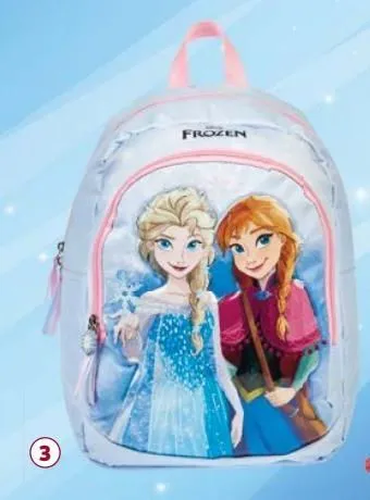 le sac à dos 2 compartiments reine des neiges