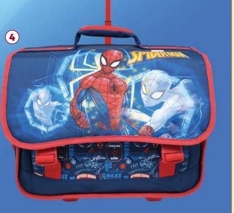 le cartable à roulette Spiderman