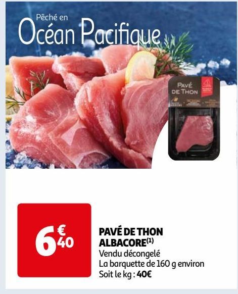 PAVÉ DE THON  ALBACORE