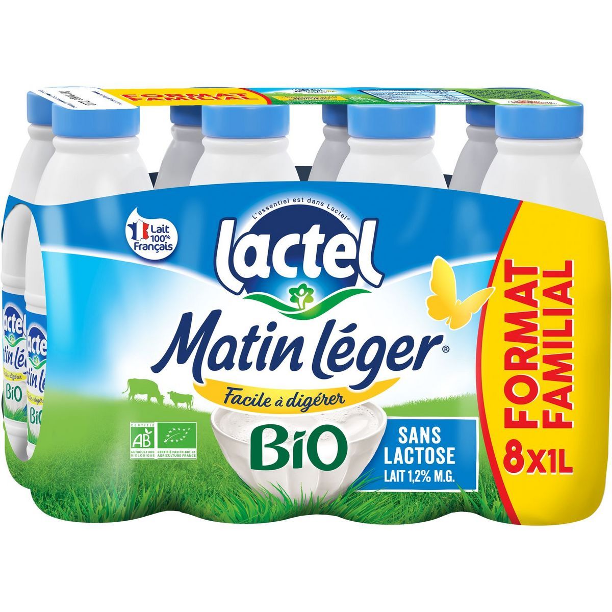 LAIT MATIN LÉGER  DE LACTEL