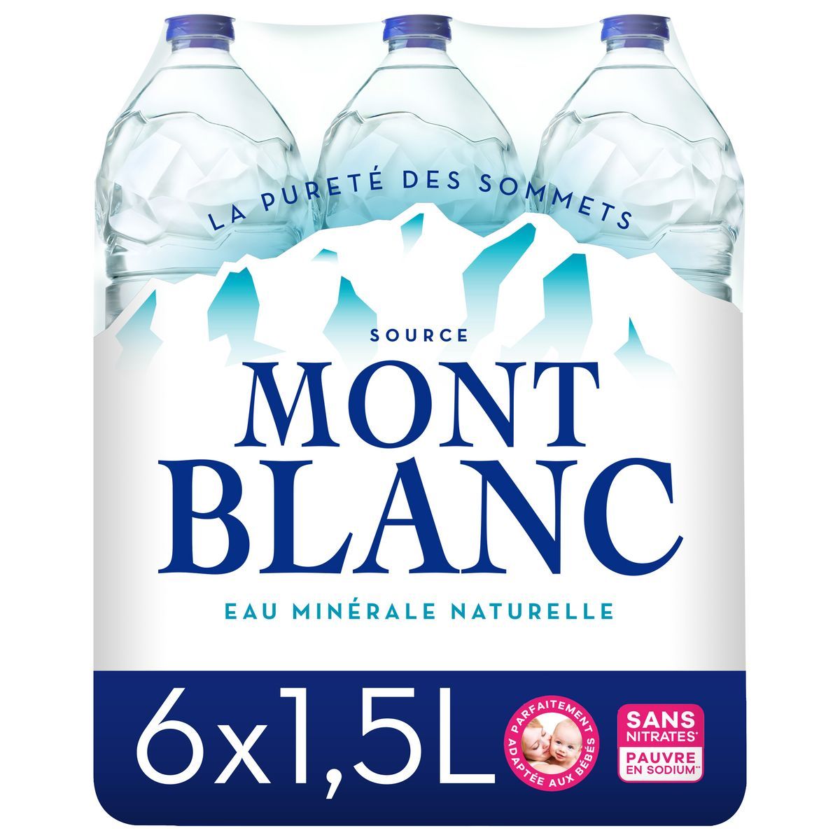 EAU MINÉRALE NATURELLE  MONT BLANC