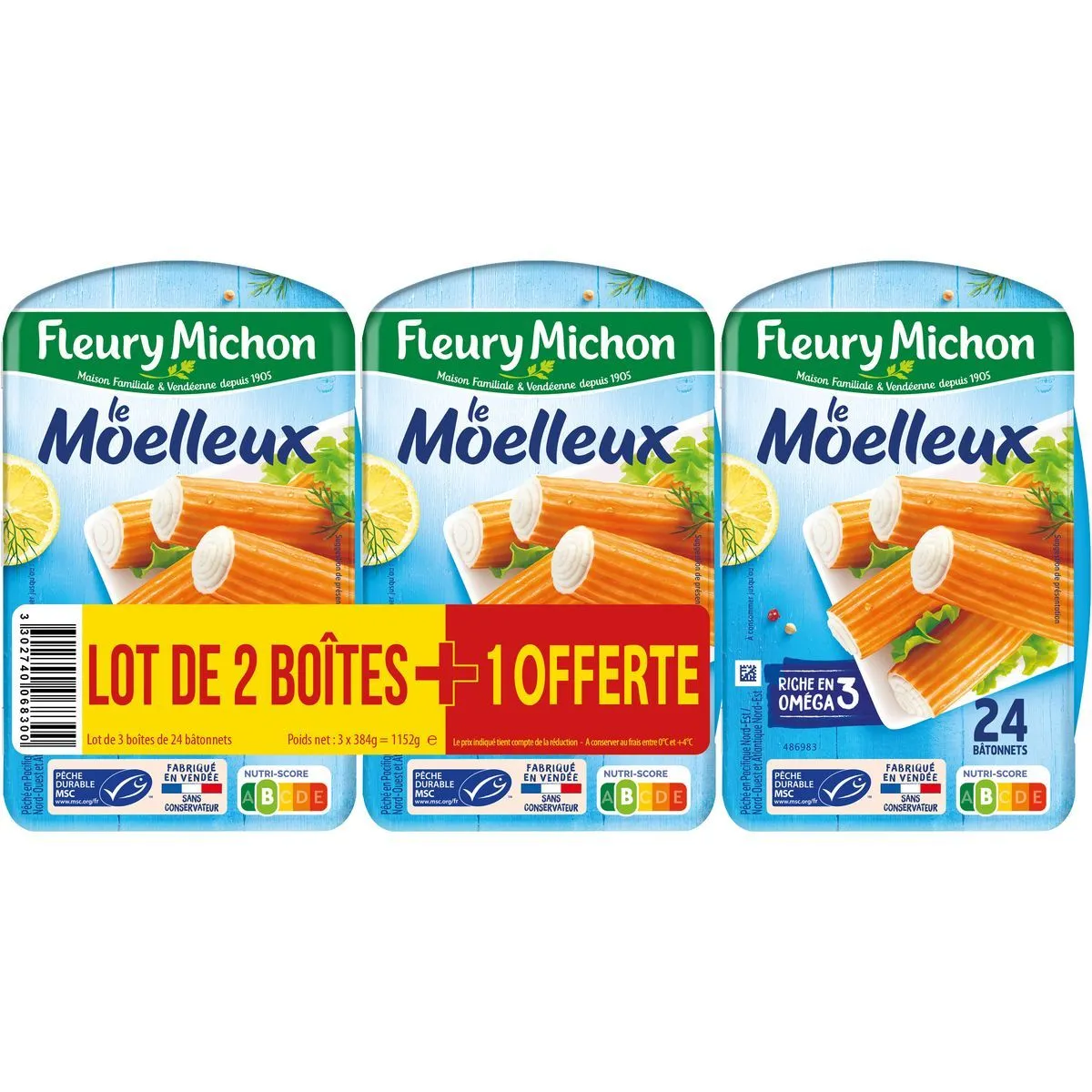 surimi le moelleux  fleury michon