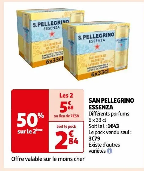 san pellegrino  essenza