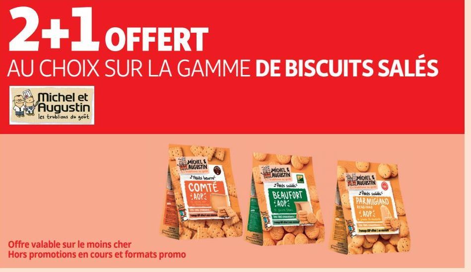 LA GAMME DE BISCUITS SALÉS Michel Et Augustin