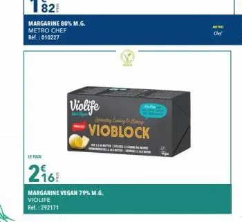 promo: pain & margarine végétale pour des gâteaux à couper le souffle - métros chef, violife, greeting conding & baking, vioblock & metho chef!