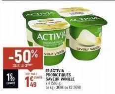 vanille activia