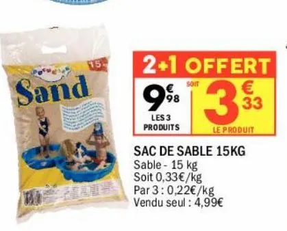 sac de sable 15kg