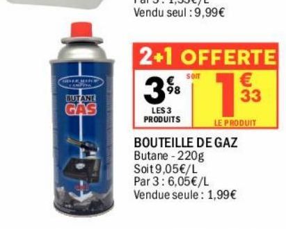 Buoteille de gaz