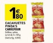 cacahuètes Carrefour