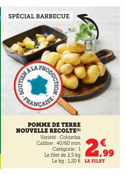 pommes de terre nouveille recolte