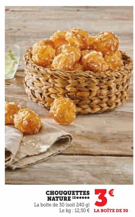 Chouquettes nature