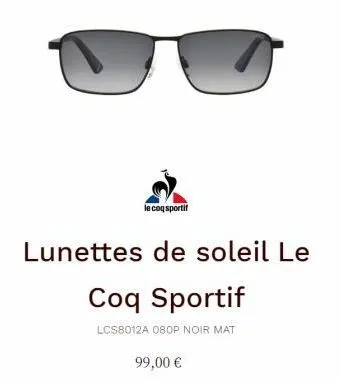 lunettes de soleil le coq sportif