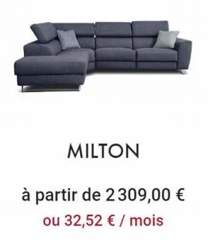 milton  à partir de 2309,00 € ou 32,52 € / mois 