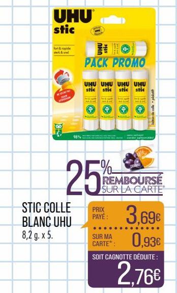 Stic colle blanc UHU