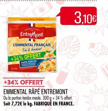 emmental rapé Entremont