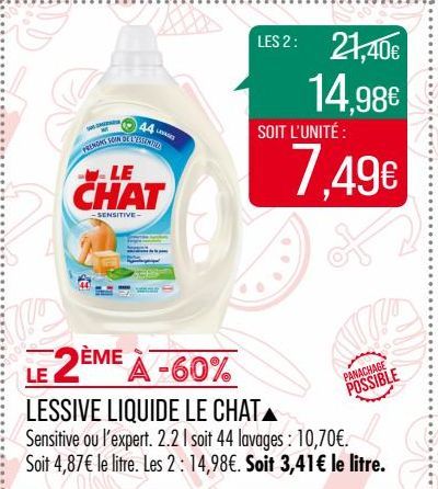 lessive liquide Le chat