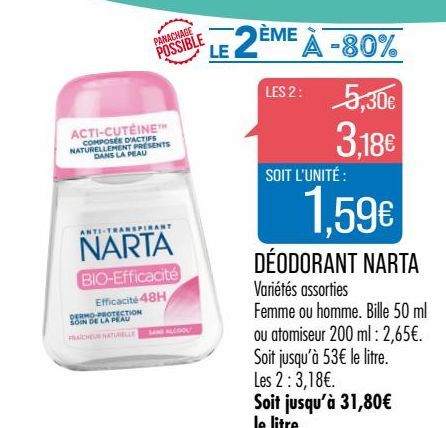 déodorant Narta