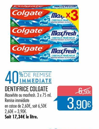 dentifrice Colgate