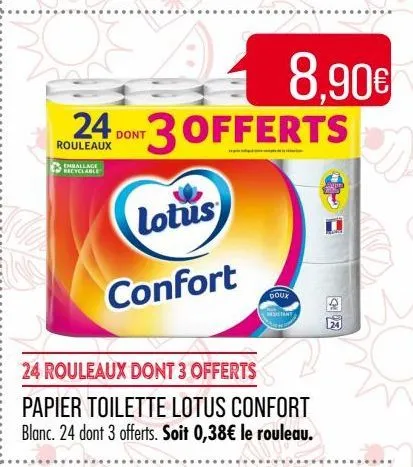 papier toilette lotus confort