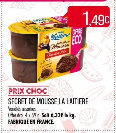 Secret de mousse La Laitière