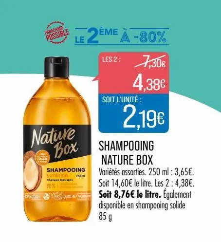 shampoing nature box
