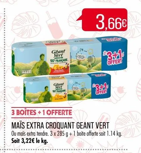 maïs extra croquant géant vert