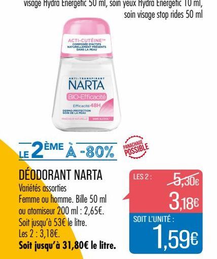 déodorant Narta